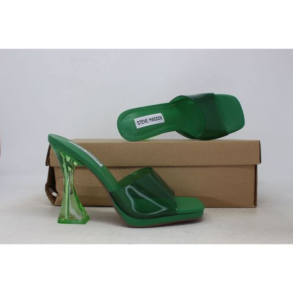 Steve Madden Lipa Green LIPA01S1078 Women's - Picture 2 of 8